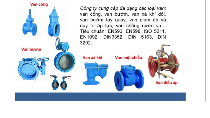 Cac Loai Van Rambon như van cổng, van bướm, van một chiều, van điều áp, van xả cặn.. bằng gang dẻo, thép, inox có chất lượng hàng đầu thế giới